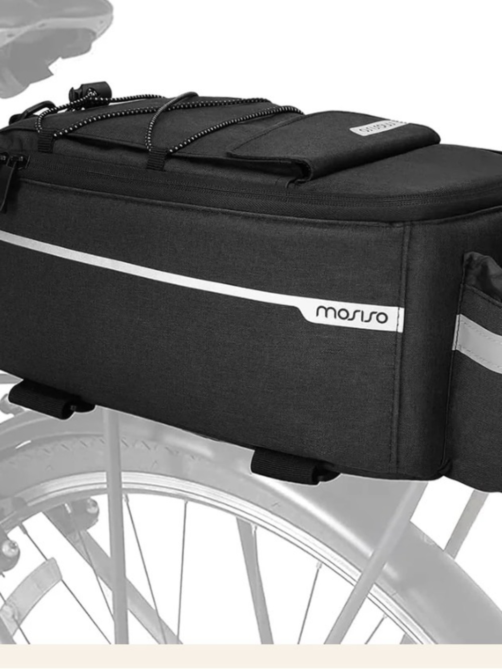 Mosiso Insulated Black Bike Belt Bag